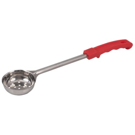 Portioner, 2 Oz., Perforated, Red Handle